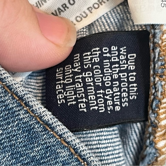 Madewell The High-Rise Slim Boyjean in Dover Wash: Raw-Hemmed Edition size 24 - Picture 3 of 16